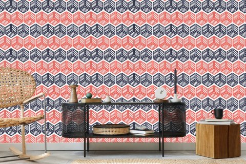 Tapeta Kolorowe Wzory Geometryczne