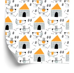 Tapeta Ścienna, Styl Skandynawski, Pokój Dziecięcy