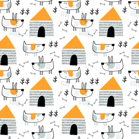 Tapeta Ścienna, Styl Skandynawski, Pokój Dziecięcy