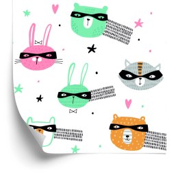 Tapeta Zwierzęta, Gwiazdy W Stylu Skandynawskim