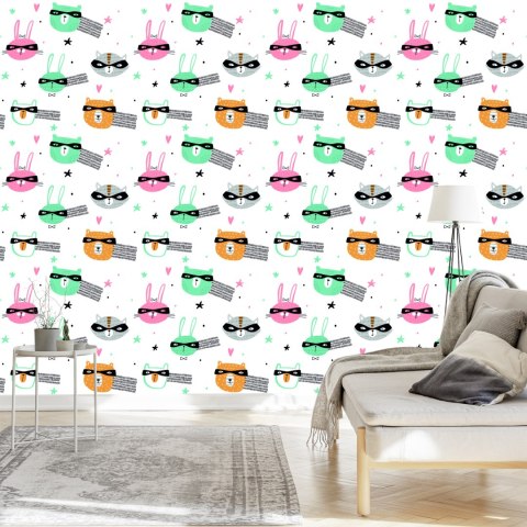 Tapeta Zwierzęta, Gwiazdy W Stylu Skandynawskim