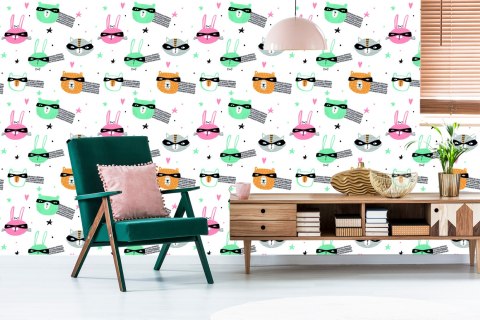 Tapeta Zwierzęta, Gwiazdy W Stylu Skandynawskim