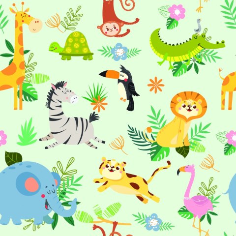 Tapeta Zwierzęta Safari