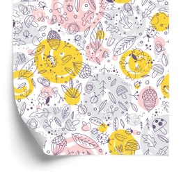 Tapeta Dla Dzieci - Ładny Leśny Motyw