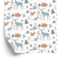 Tapeta Dla Dzieci - Leśne Zwierzęta