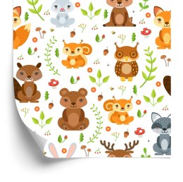 Tapeta Dla Dzieci - Leśni Przyjaciele