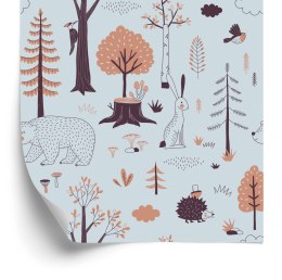 Tapeta Dla Dzieci - Piękne Zwierzątka Leśne
