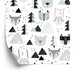 Tapeta Dla Dzieci - Piękne Zwierzęta Leśne