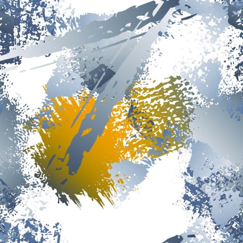 Tapeta Graffiti Z Żółtymi Elementami