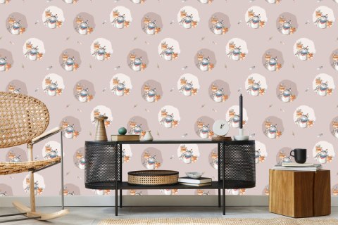 Tapeta Indiańskie Liski I Niedźwiadki