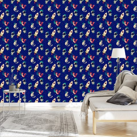 Tapeta Kosmiczne Lisy I Koty