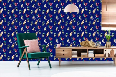 Tapeta Kosmiczne Lisy I Koty