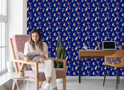 Tapeta Kosmiczne Lisy I Koty