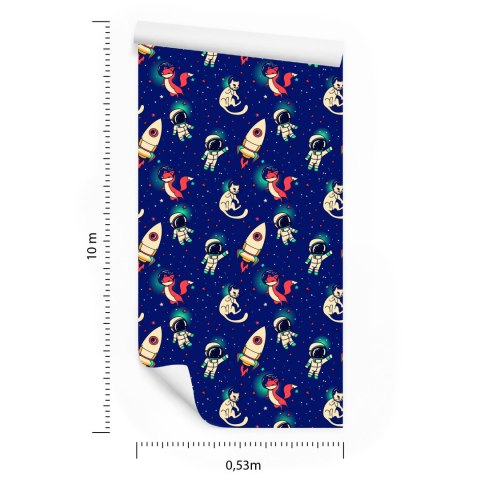 Tapeta Kosmiczne Lisy I Koty