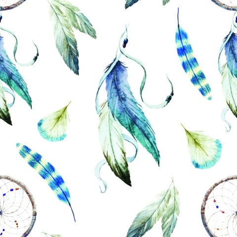 Tapeta Łapacze Snów Z Piórami
