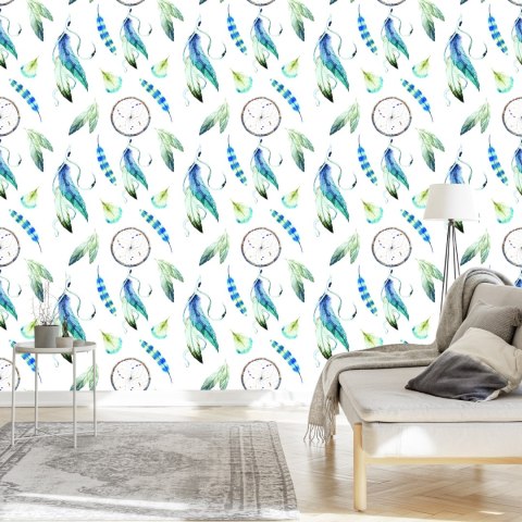 Tapeta Łapacze Snów Z Piórami