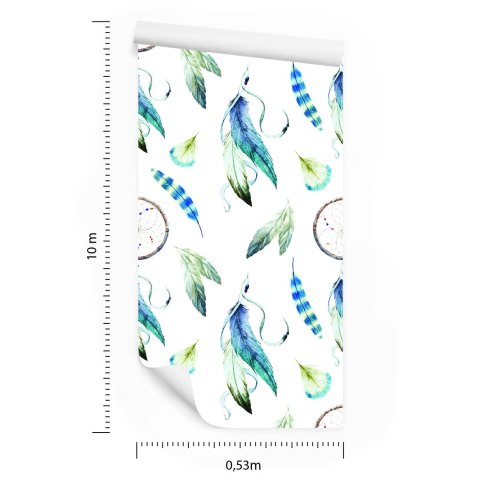 Tapeta Łapacze Snów Z Piórami