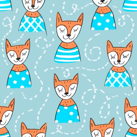 Tapeta Liski W Sweterkach