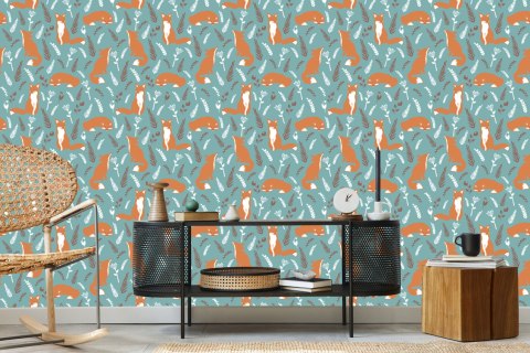 Tapeta Lisy W Zbożu