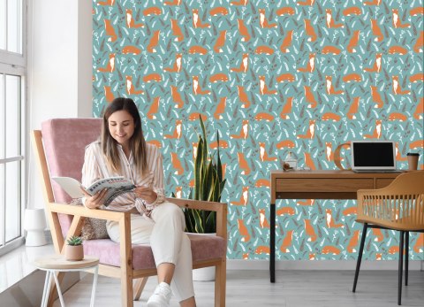 Tapeta Lisy W Zbożu