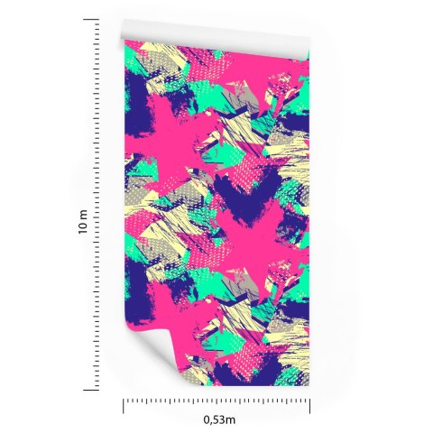 Tapeta Przecierane Graffiti