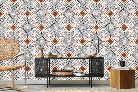 Tapeta Tradycyjne Azteckie Wzory