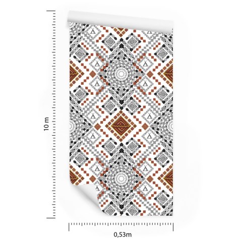 Tapeta Tradycyjne Azteckie Wzory