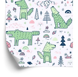 Tapeta Zwierzęta Leśne I Rośliny