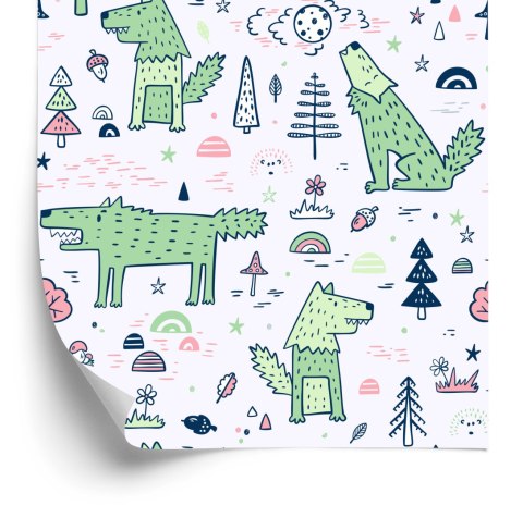 Tapeta Zwierzęta Leśne I Rośliny