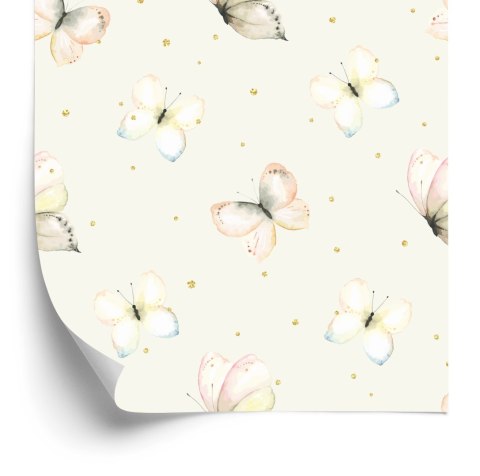 Tapeta Dla Dzieci, Motyle, Natura, Kropki