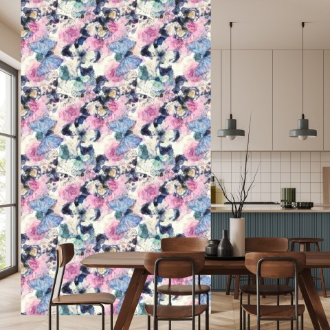 Tapeta Do Pokoju Dziecka W Kolorowe Motyle