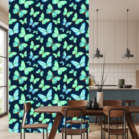 Tapeta W Kropki, Motyle, Do Pokoju Dziecka