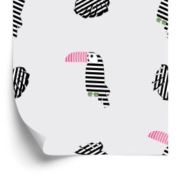 Tapeta Dla Dzieci - Tukany I Liście