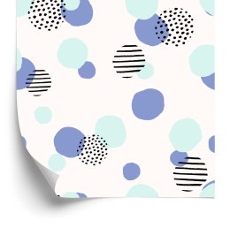 Tapeta Kolorowe Abstrakcyjne Kropki