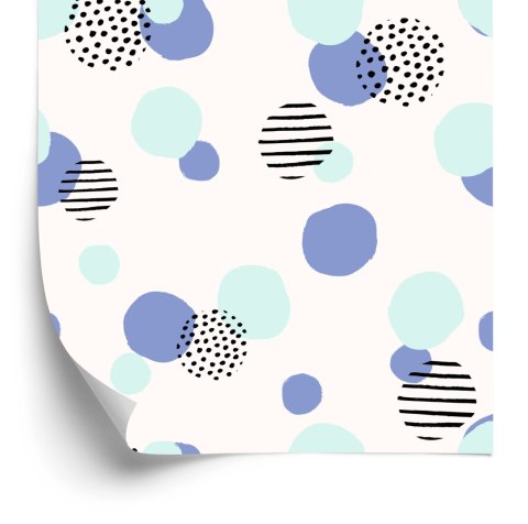 Tapeta Kolorowe Abstrakcyjne Kropki