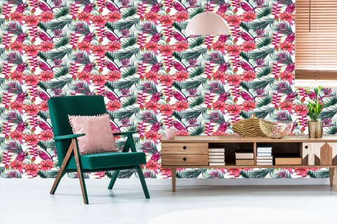 Tapeta Kolorowe Papugi