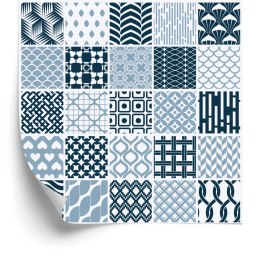 Tapeta Modernistyczna Mozaika Geometryczna