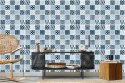 Tapeta Modernistyczna Mozaika Geometryczna