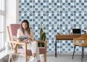 Tapeta Modernistyczna Mozaika Geometryczna