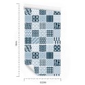 Tapeta Modernistyczna Mozaika Geometryczna