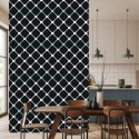 Tapeta Nowoczesna 3D W Kratkę, Do Sypialni, Salonu