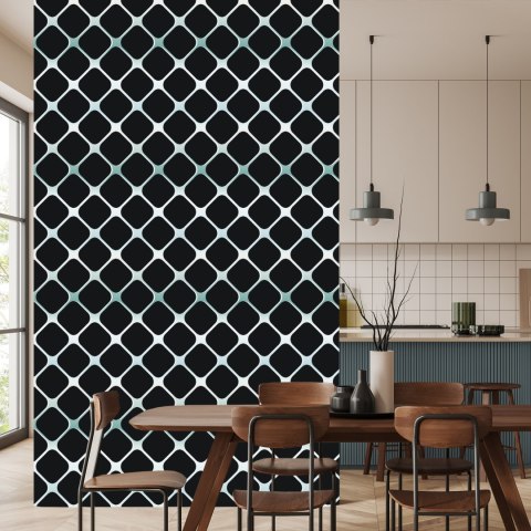 Tapeta Nowoczesna 3D W Kratkę, Do Sypialni, Salonu