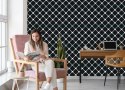 Tapeta Nowoczesna 3D W Kratkę, Do Sypialni, Salonu