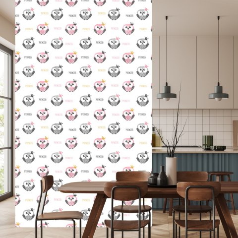 Tapeta Pastelowe Sowy