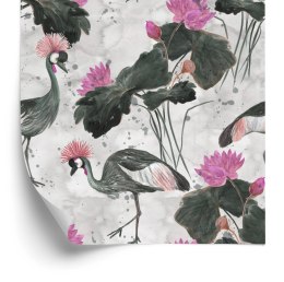 Tapeta - Piękne Ptaki I Kwiaty