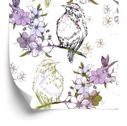 Tapeta - Ptaki Na Gałęziach