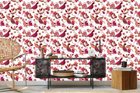 Tapeta Rośliny I Ptaki