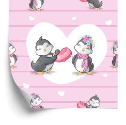 Tapeta Zakochane Pingwinki