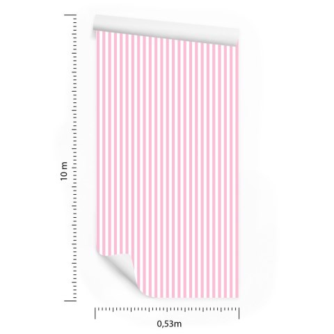 Tapeta 3D W Klasyczne, Pionowe Paski, Do Salonu