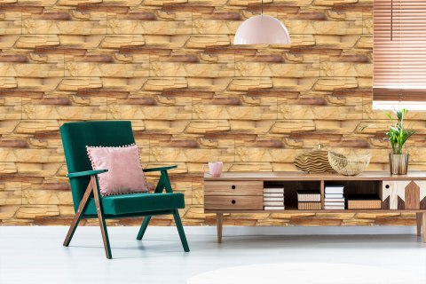 Tapeta Cegła Łupek 3D